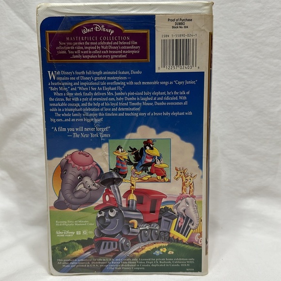 Dumbo VHS - Picture 4 of 11
